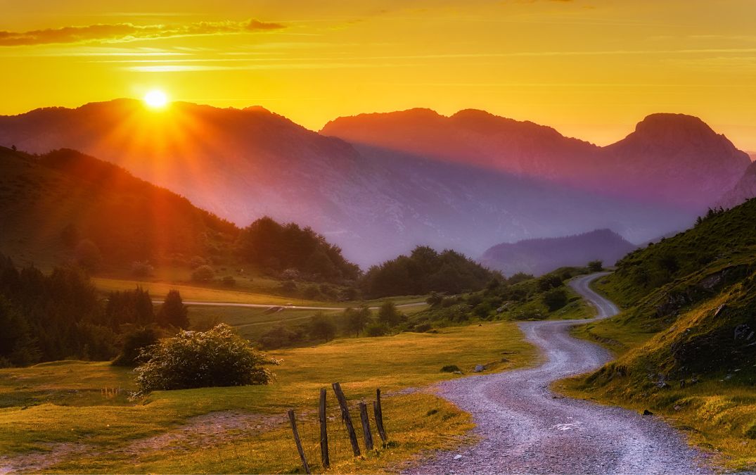 a pathway to symbolise stress relief from counselling